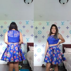 Windsor 2 Piece Floral Dress With Skirt